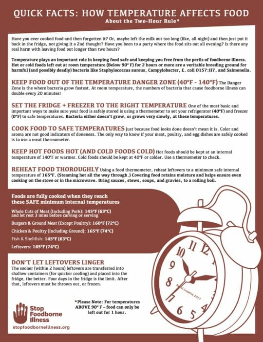 Safe Food Temperatures And How They Affect Food | STOP